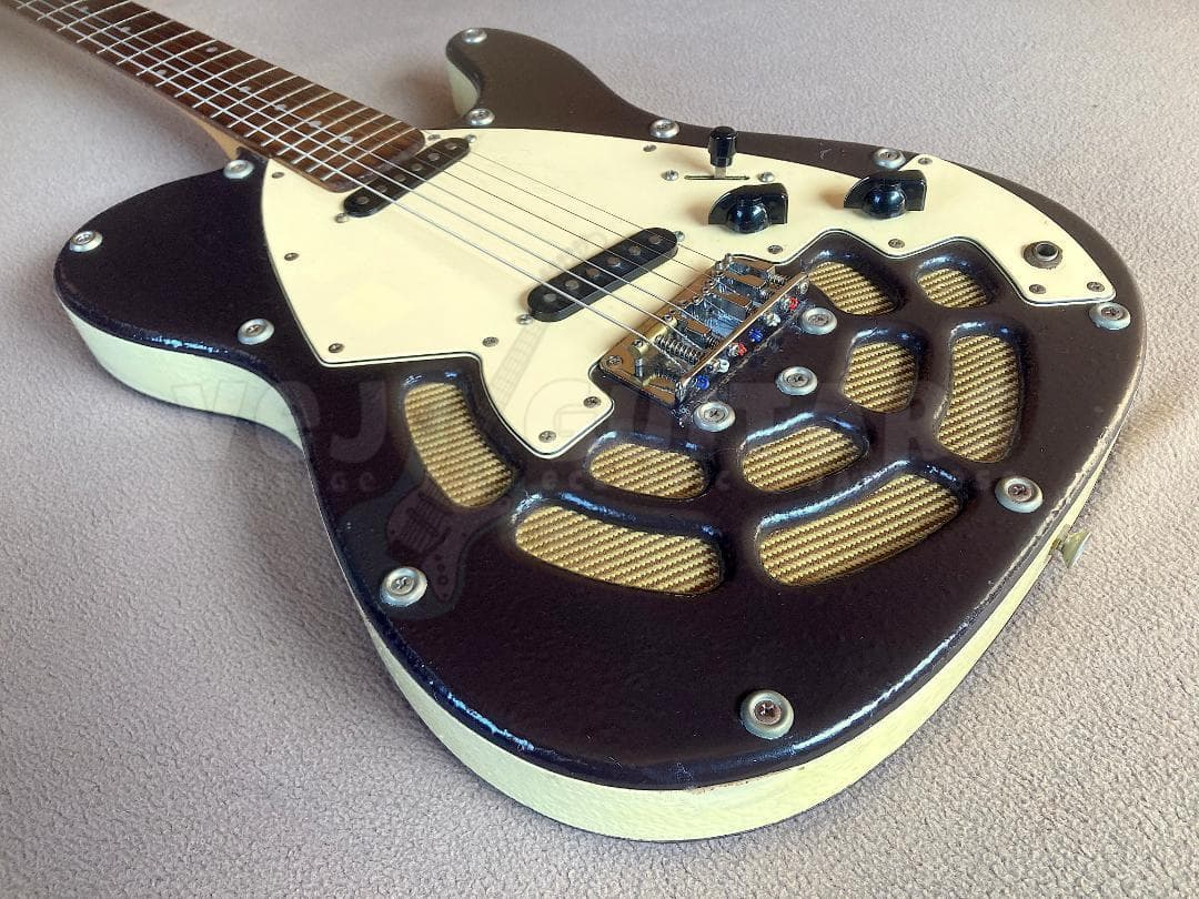 LINDERT LOCOMOTIVE T ブラウンクリーム 1990年代 ギター