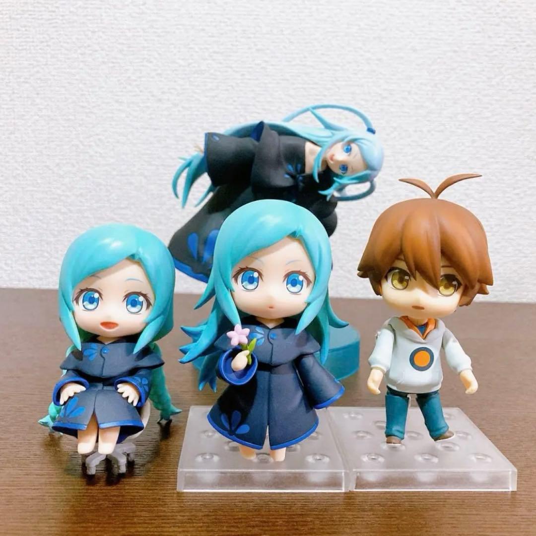 4体 玖渚友 いーちゃんフィギュア ねんどろいど クビキリサイクル 青色サヴァン