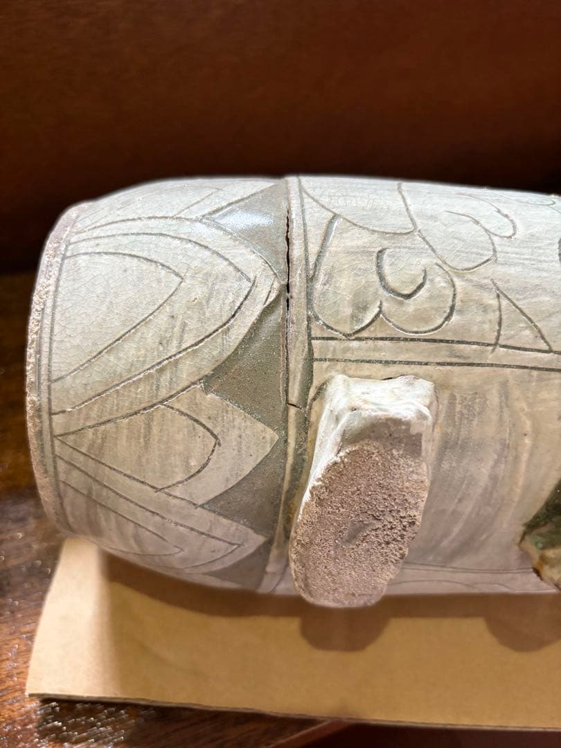 俵壺　置物　魚