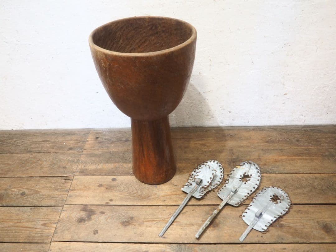 1144 ジャンク ジャンベ セセ 3本セット 民族楽器 打楽器 太鼓 演奏