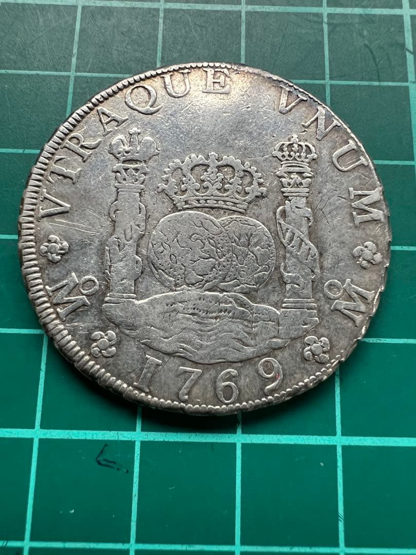 外国銀貨　メキシコ8R銀貨　1769年