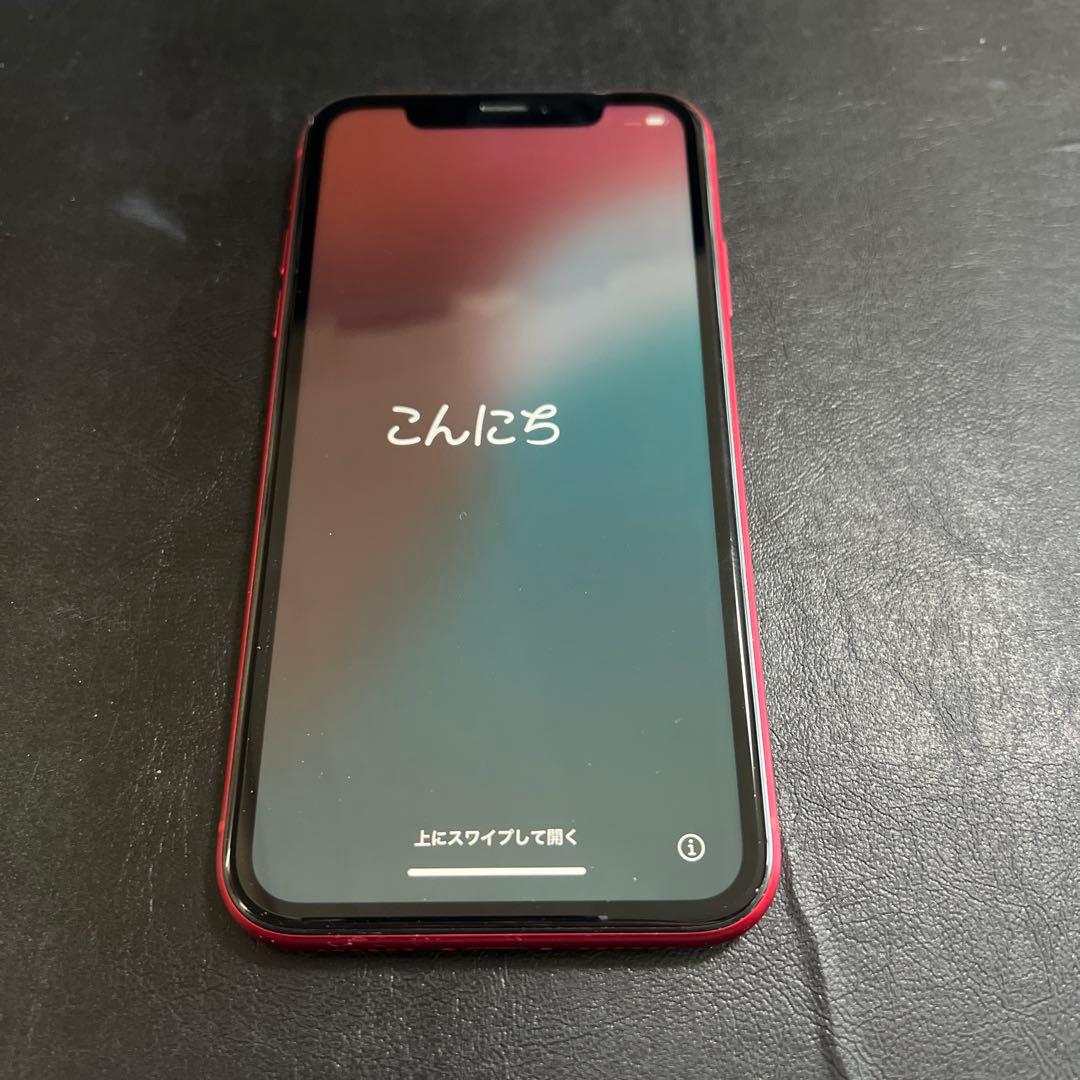 Apple iPhone XR レッド 本体 64GB バッテリー残量83%