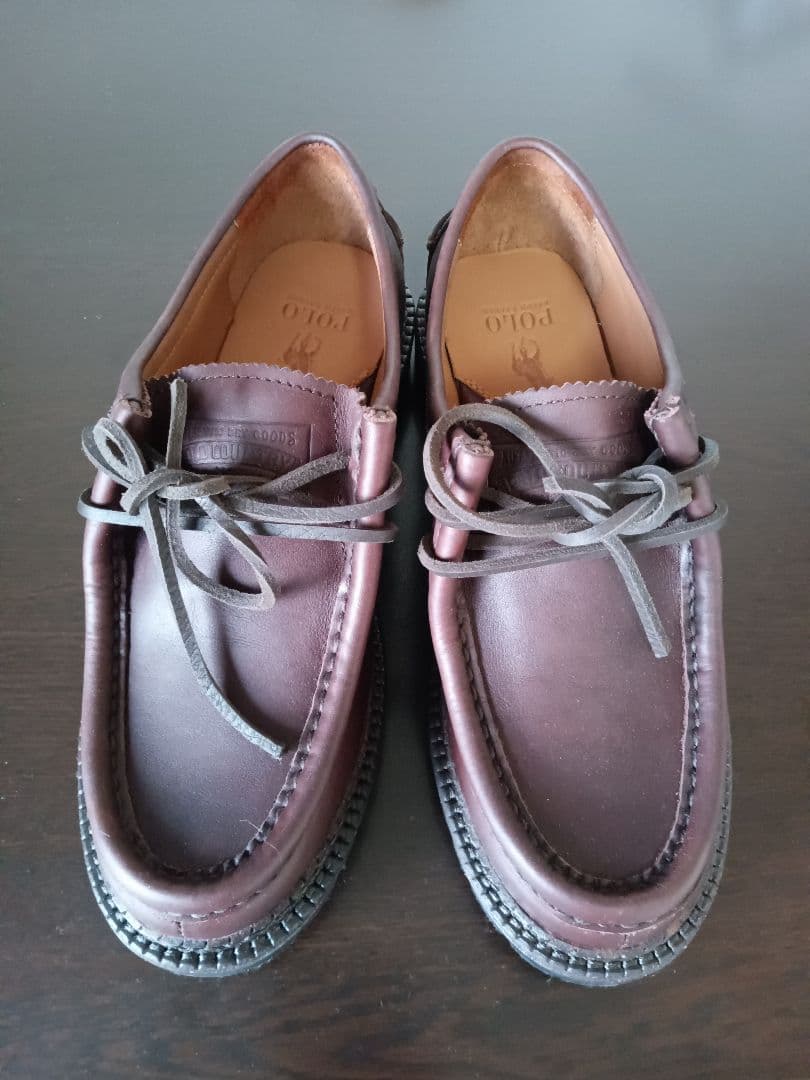 ア*0様 Polo ダークブラウン モカシン