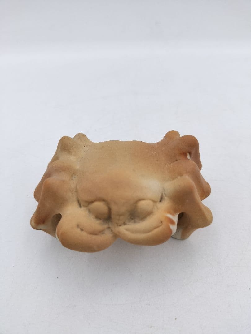 c154【新品・未使用】蓋置 緋﨔 カニ 今岡三四郎 木箱 茶道具