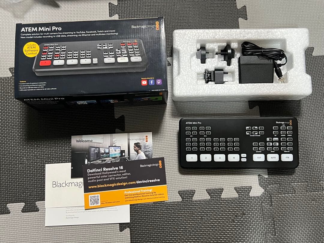 未使用 Blackmagic design ATEM mini Pro