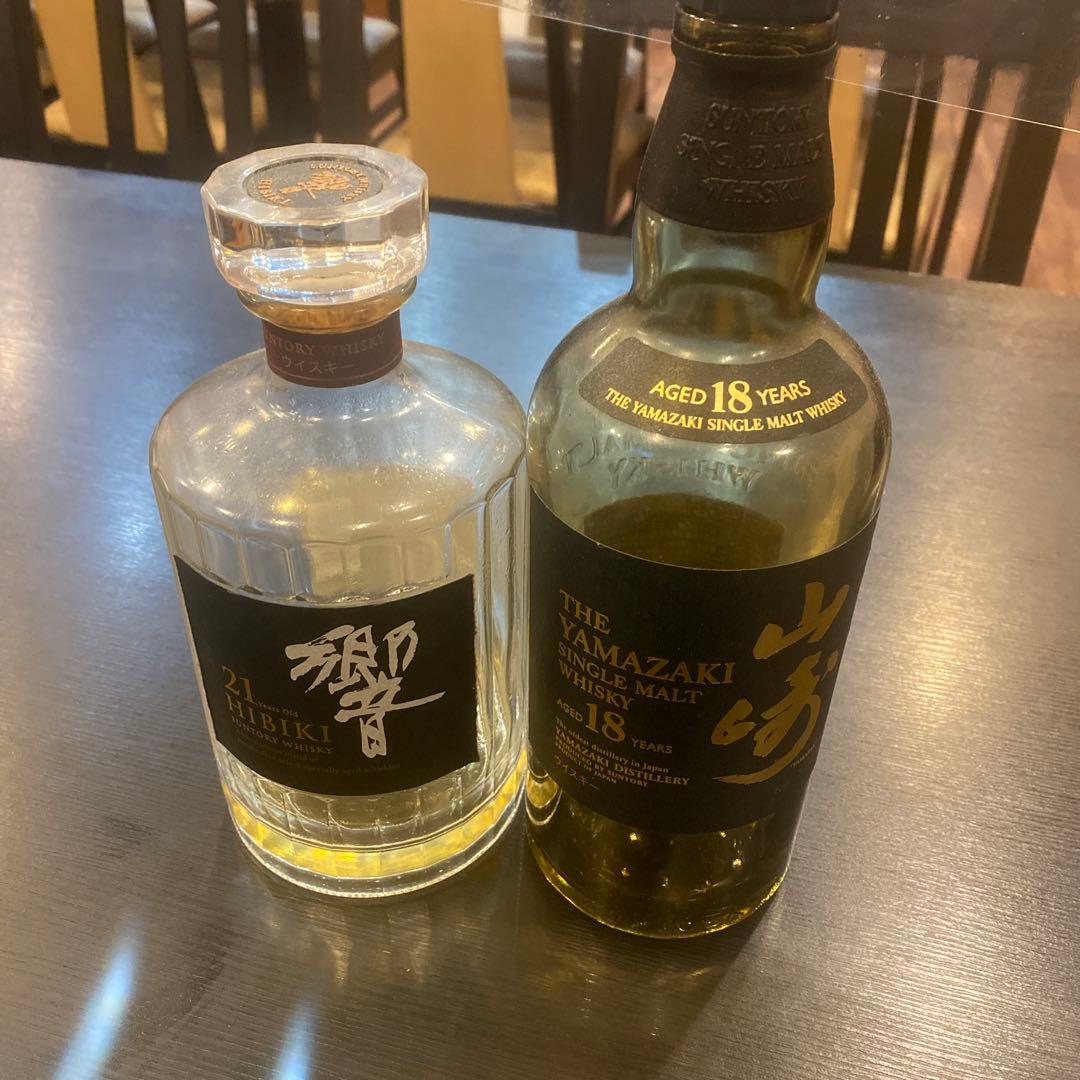 空瓶ウイスキー