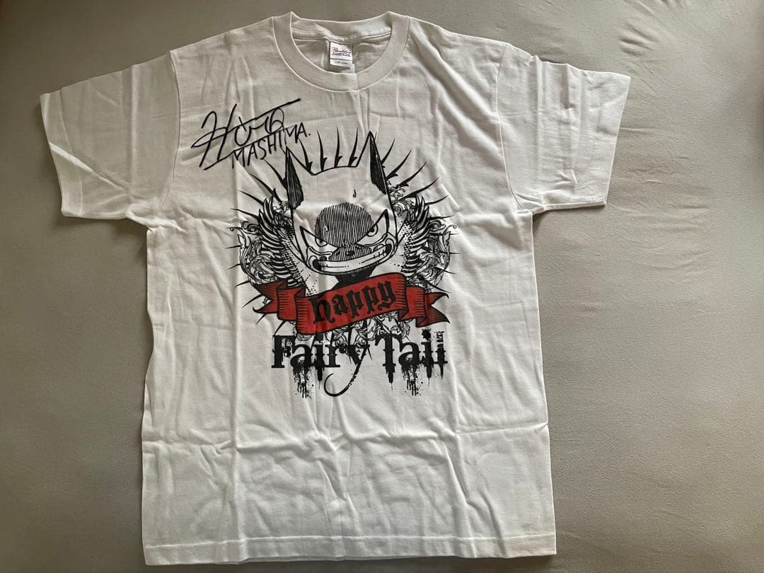 フェアリーテイル　真島ヒロ　直筆サイン入りTシャツ