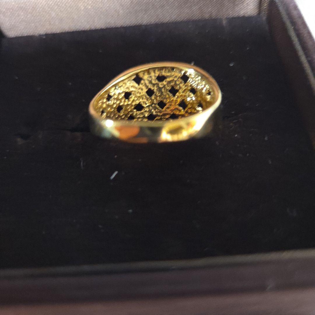 GSTV イタリアンジュエリーK18YGリング総量4g ミリオリーニ