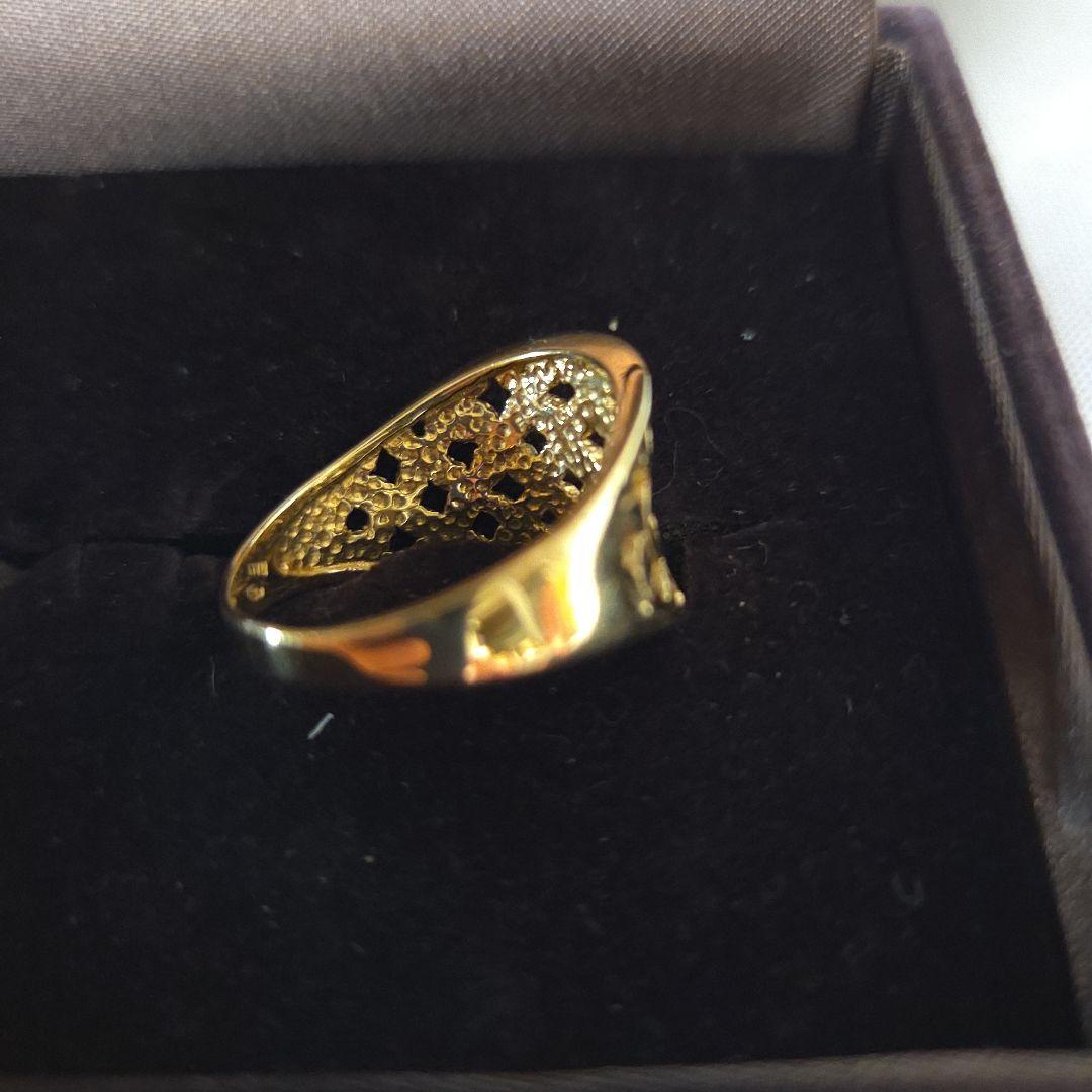 GSTV イタリアンジュエリーK18YGリング総量4g ミリオリーニ