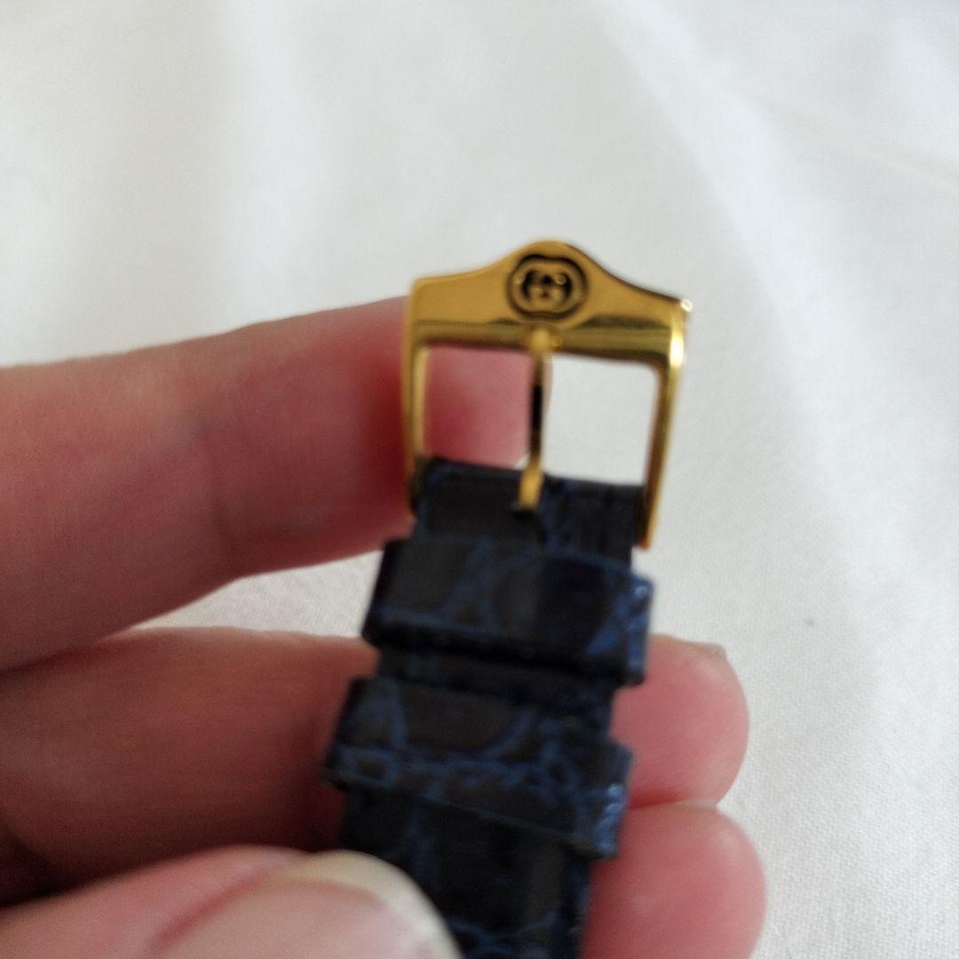 グッチ　レディース　ブルー　腕時計　2600L