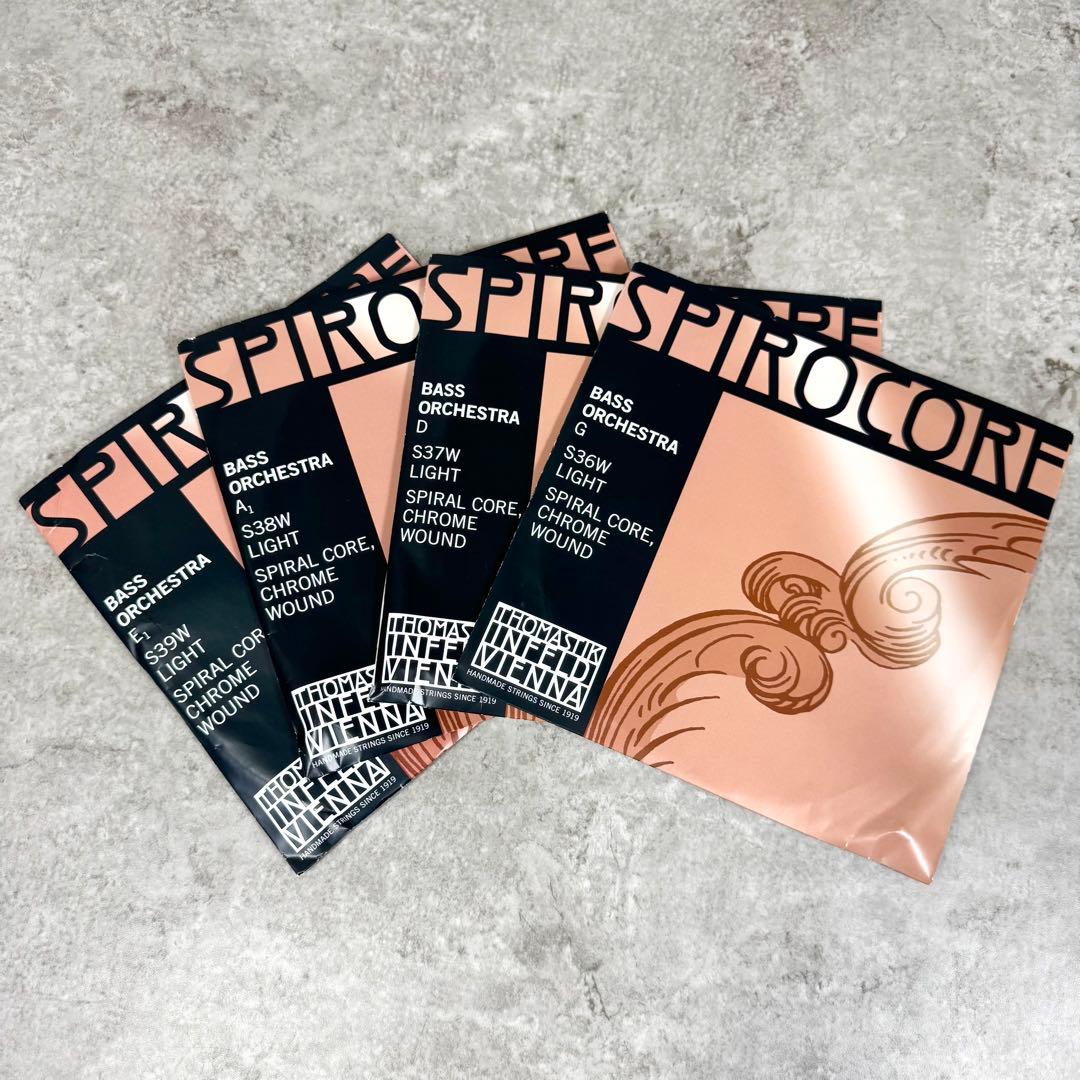 【未開封】SPIROCORE ORCHESTRA ライト弦 コントラバス弦セット