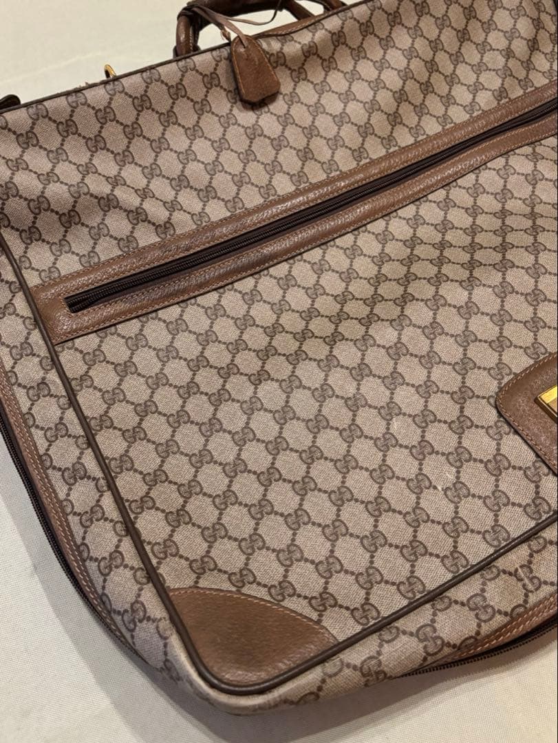 レア！ GUCCI オールドグッチ ガーメントケース スーツカバー GG柄