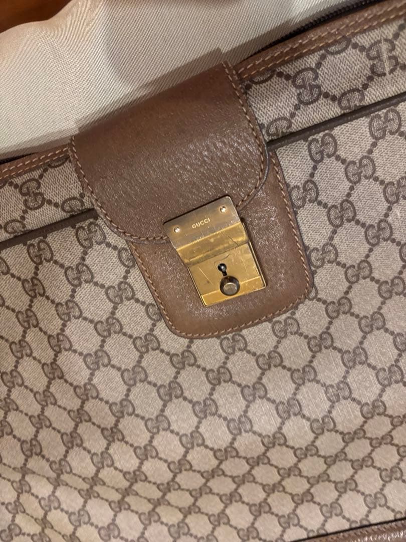 レア！ GUCCI オールドグッチ ガーメントケース スーツカバー GG柄