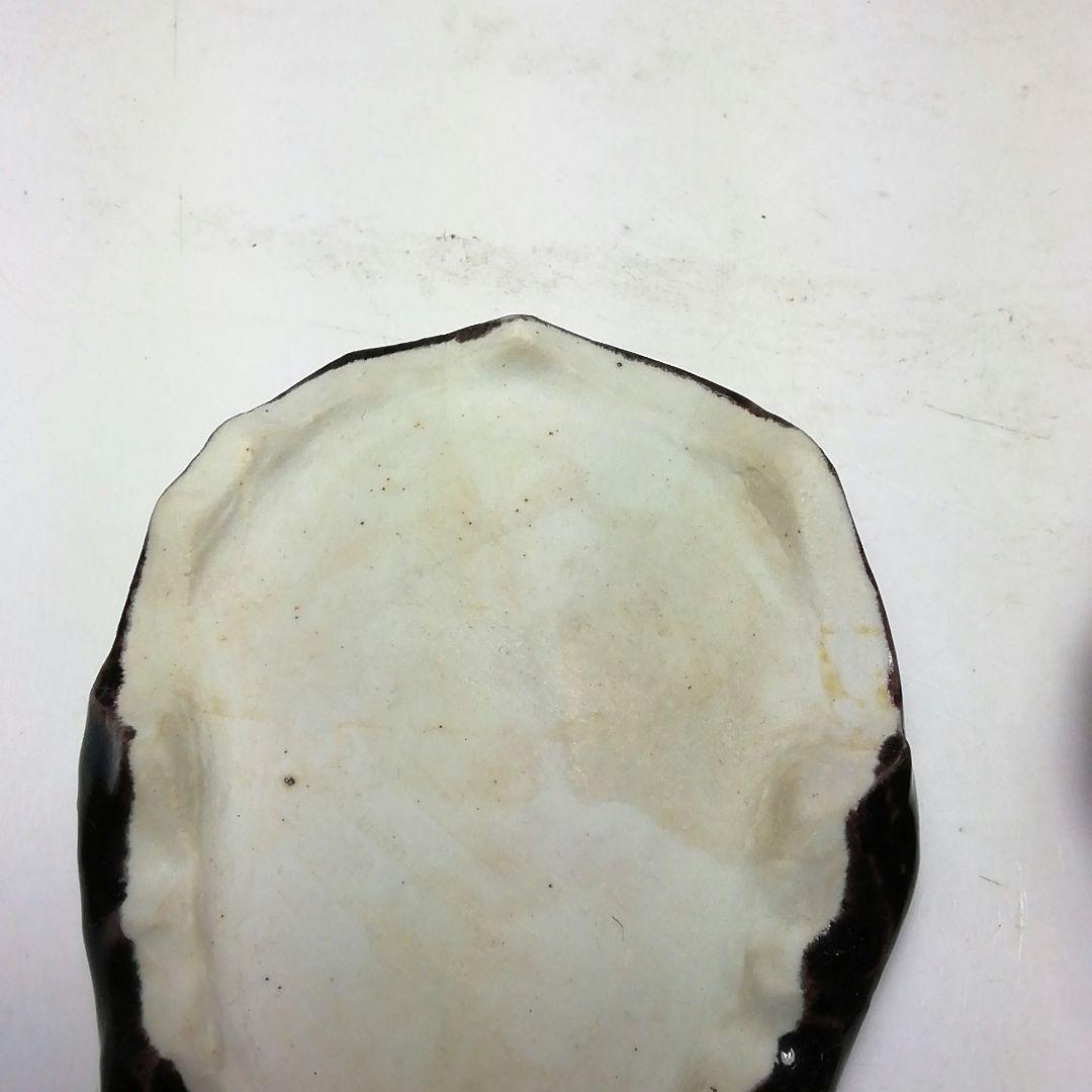 Ｓ７２５　香合　『獅子頭』『九谷焼』『朝倉文夫作』　共箱　茶道具