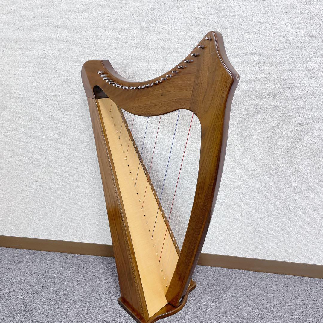 liraAOYAMA ハープ 25s 25弦　サウルハープ　ブラウン