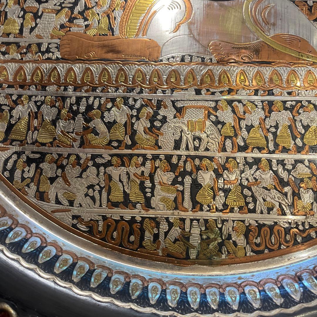 古代エジプト絵　お盆