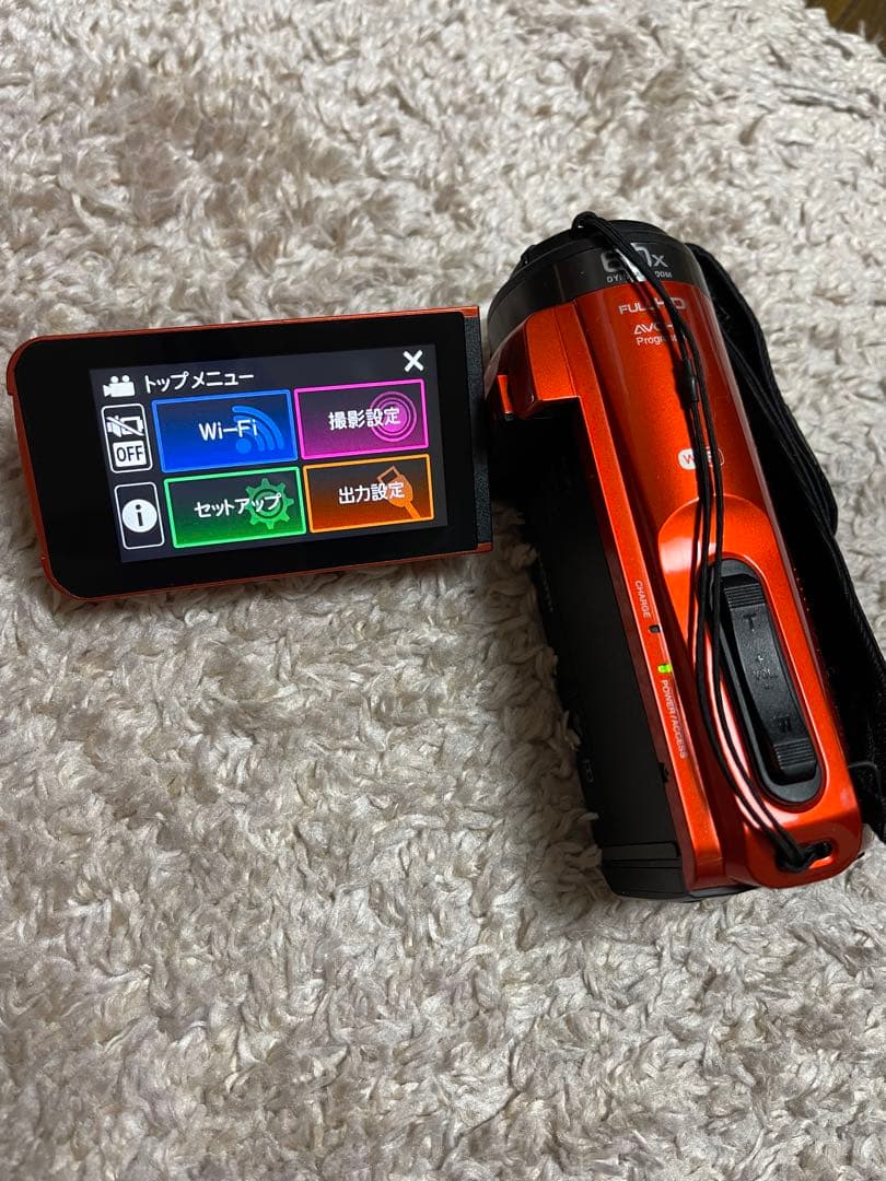 美品! JVC Everio R GZ-RX690-Dオレンジ