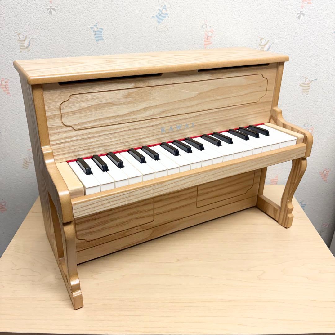 KAWAI カワイ アップライトピアノ ナチュラル ミニ おもちゃ 32鍵盤