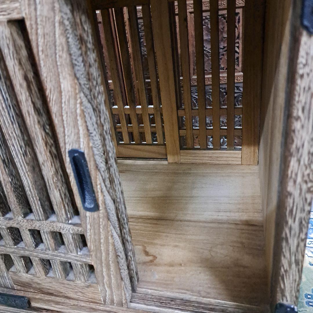 ♡総桐格子戸付き階段タンス 右上がり　左上がり　両面使い♡