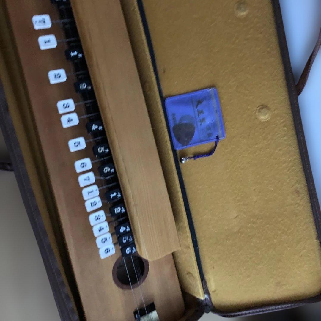 大正琴 4弦 木製 ケース付き