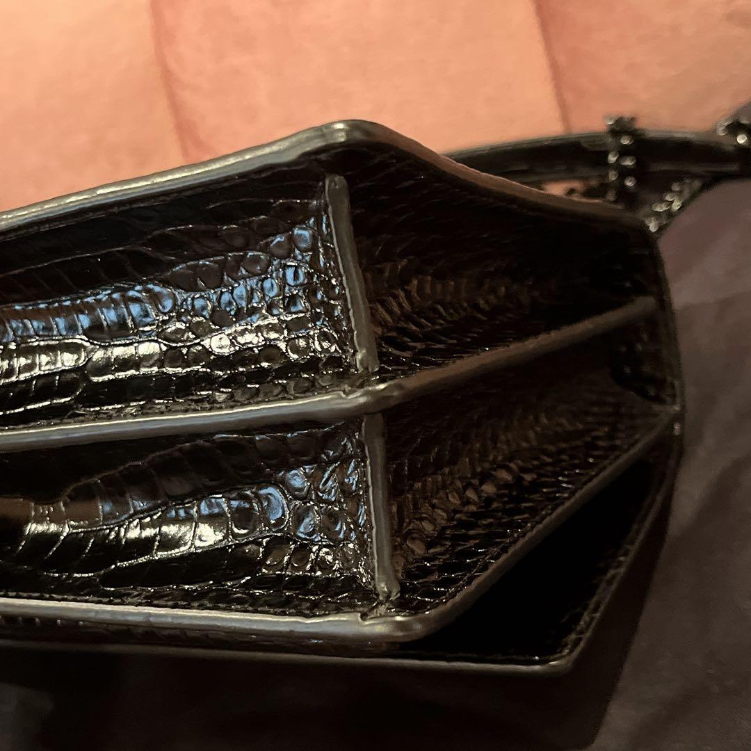 極美品 SAINT LAURENT サンローラン サンセット チェーンショルダー