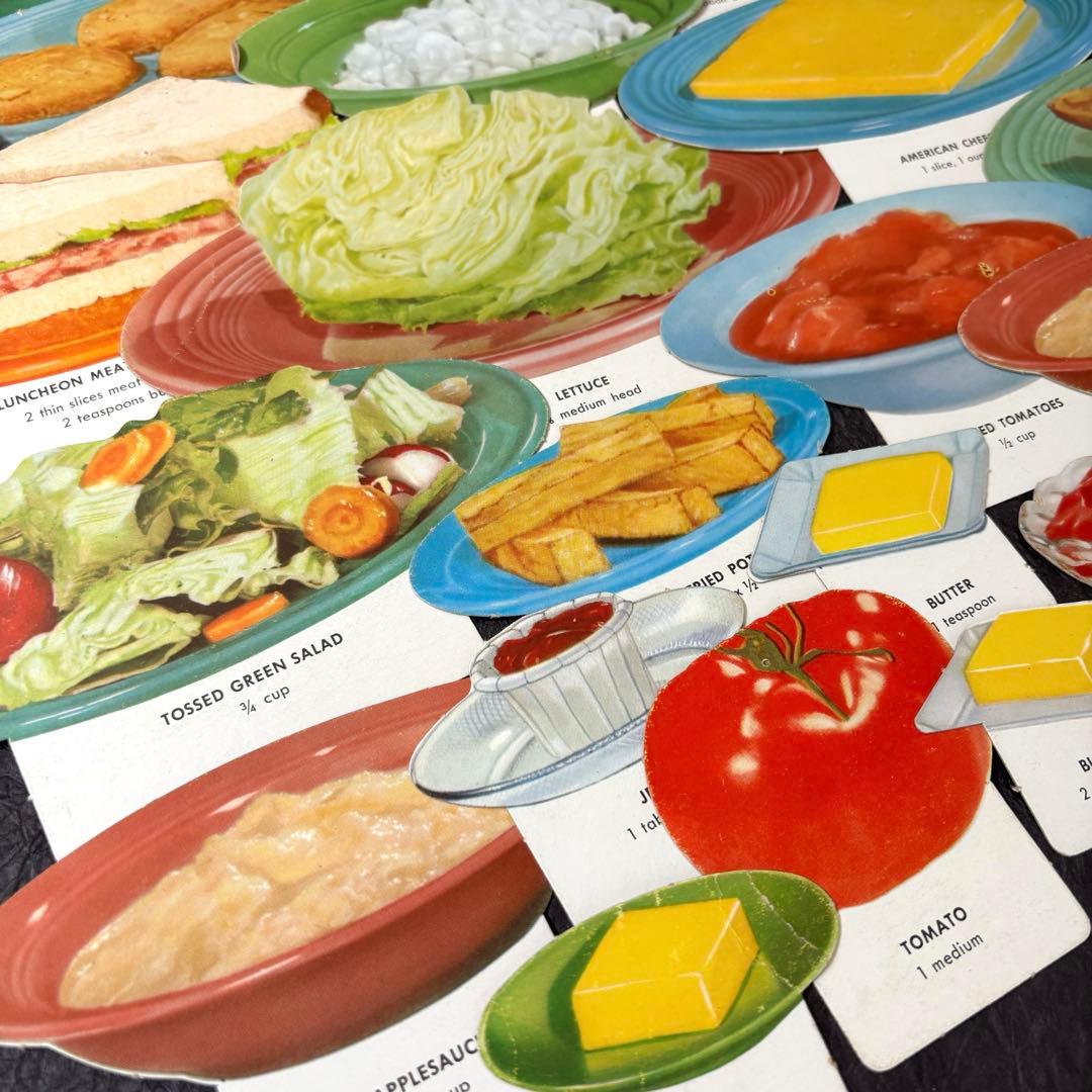 【紙モノ ビンテージ レシピカードセット】