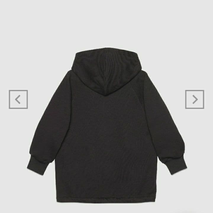 新品*GUCCI グッチ ラベル付き コットン ジャケット パーカー  グレー