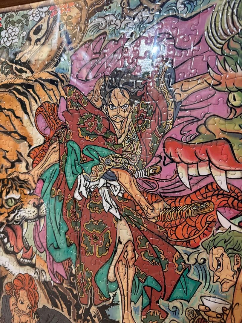 ONE PIECE 歌舞伎　限定　稀少品　和風アートジグソーパズル　Japan