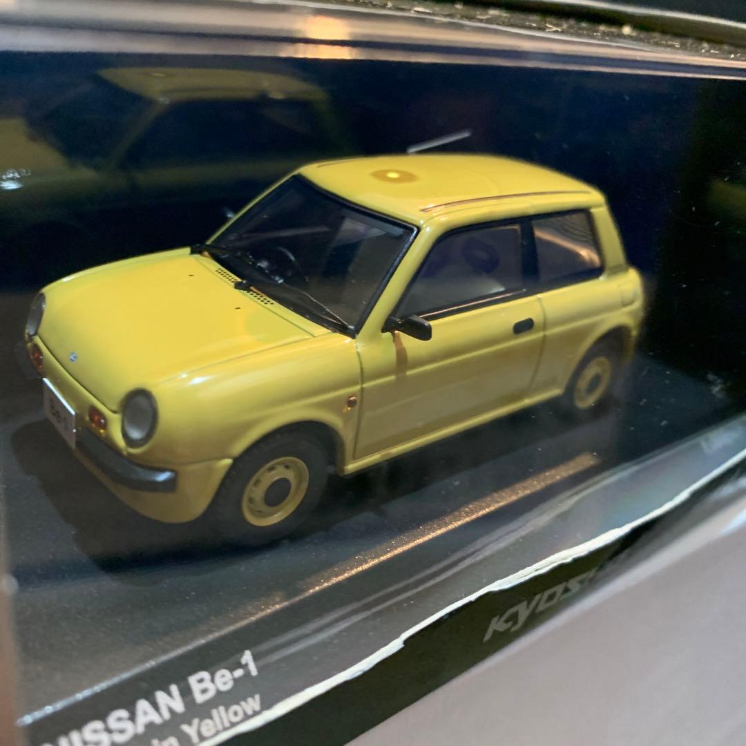 1/43  京商　日産Be-1  パンプキンイエロー