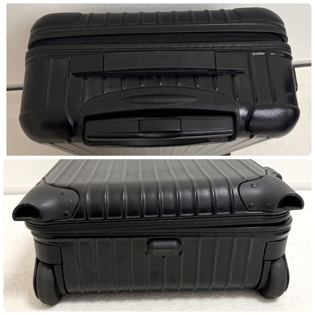 【美品】RIMOWA キャリーケース サルサ トロリー 35L 機内持ち込み　黒
