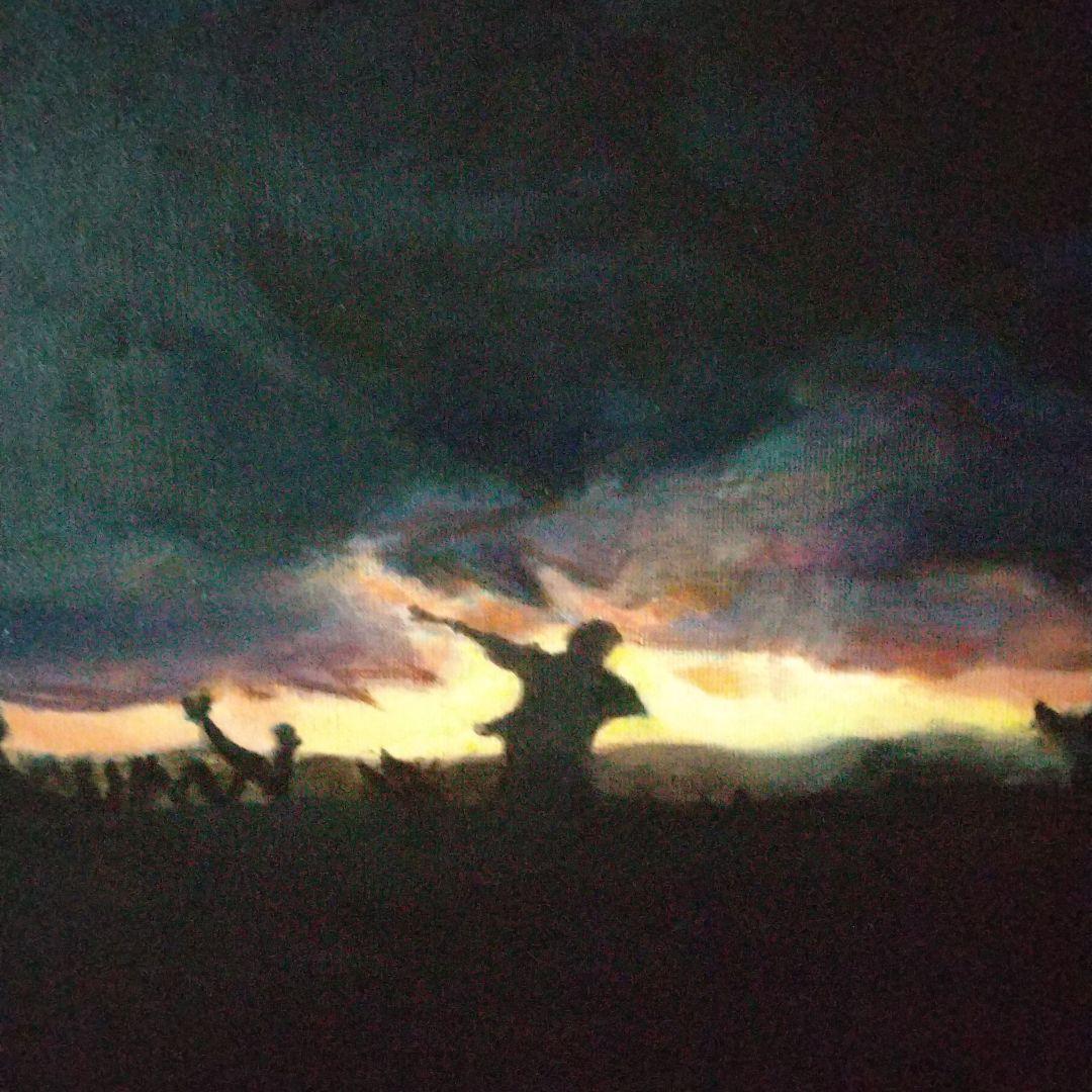 油絵 風景#1 40X80X1.5cm