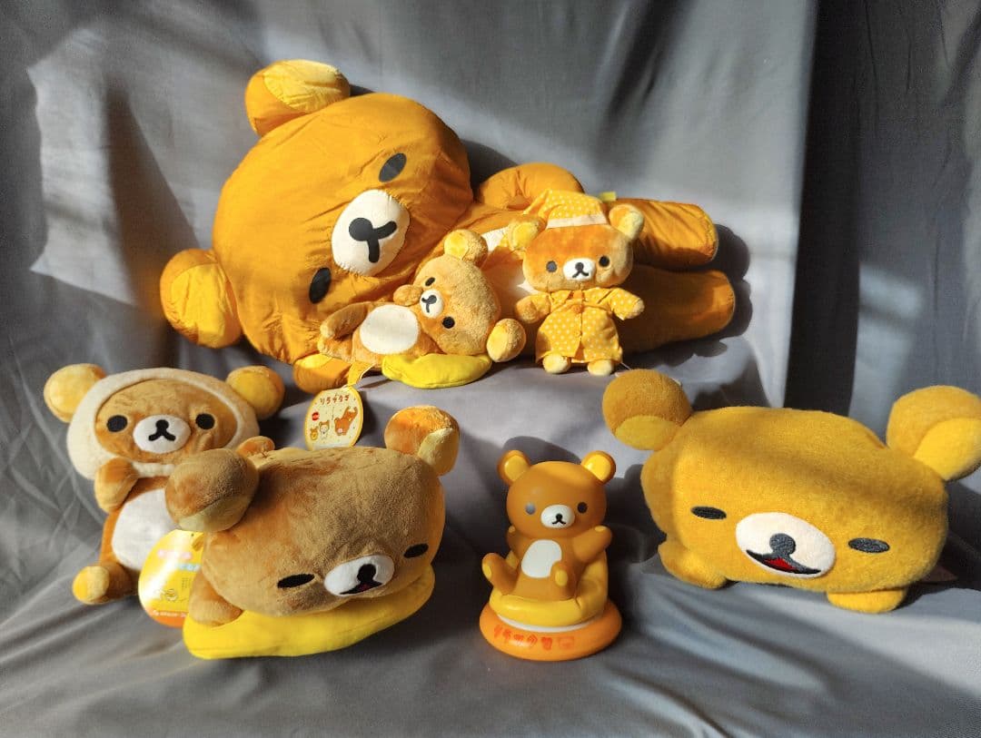 初期リラックマ タフタXL含むタグ付おやすみセット 7点