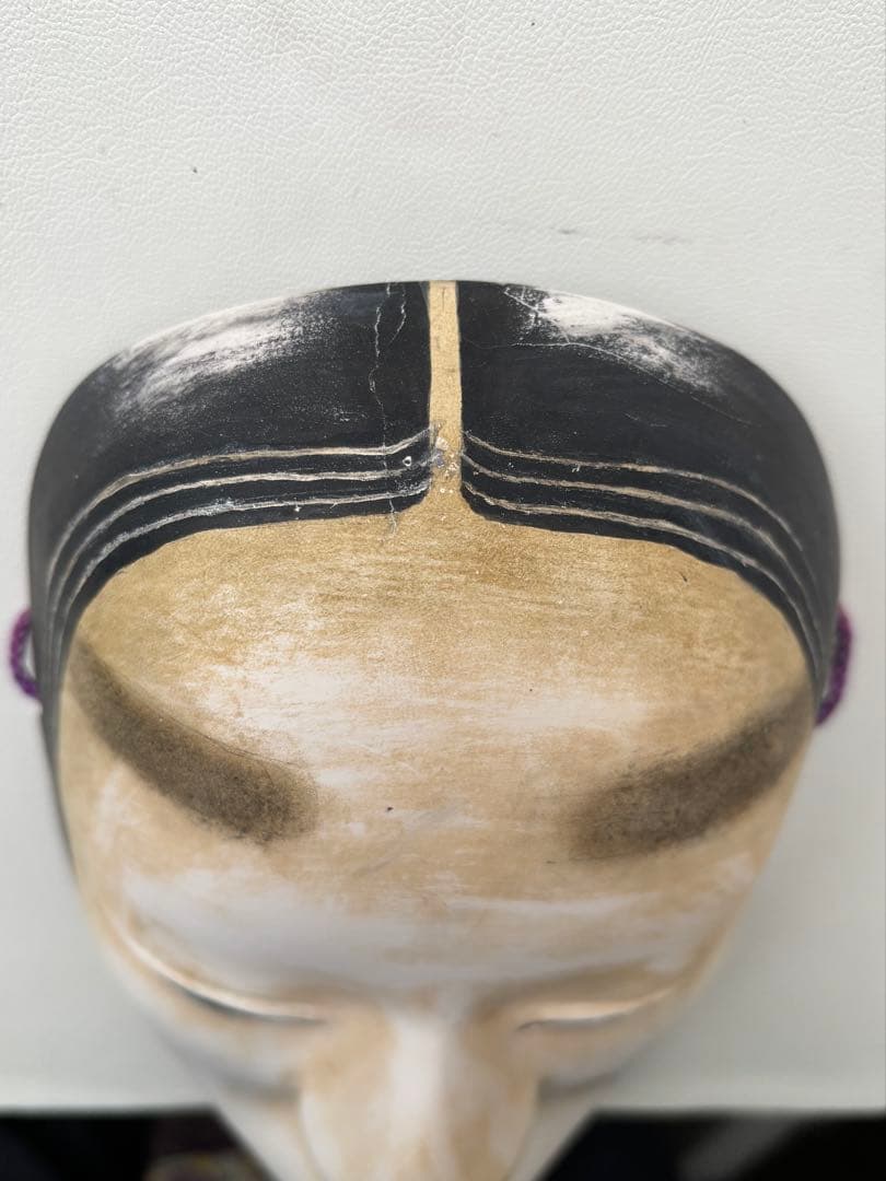 能面 神楽面　般若　作家物　ケース付き