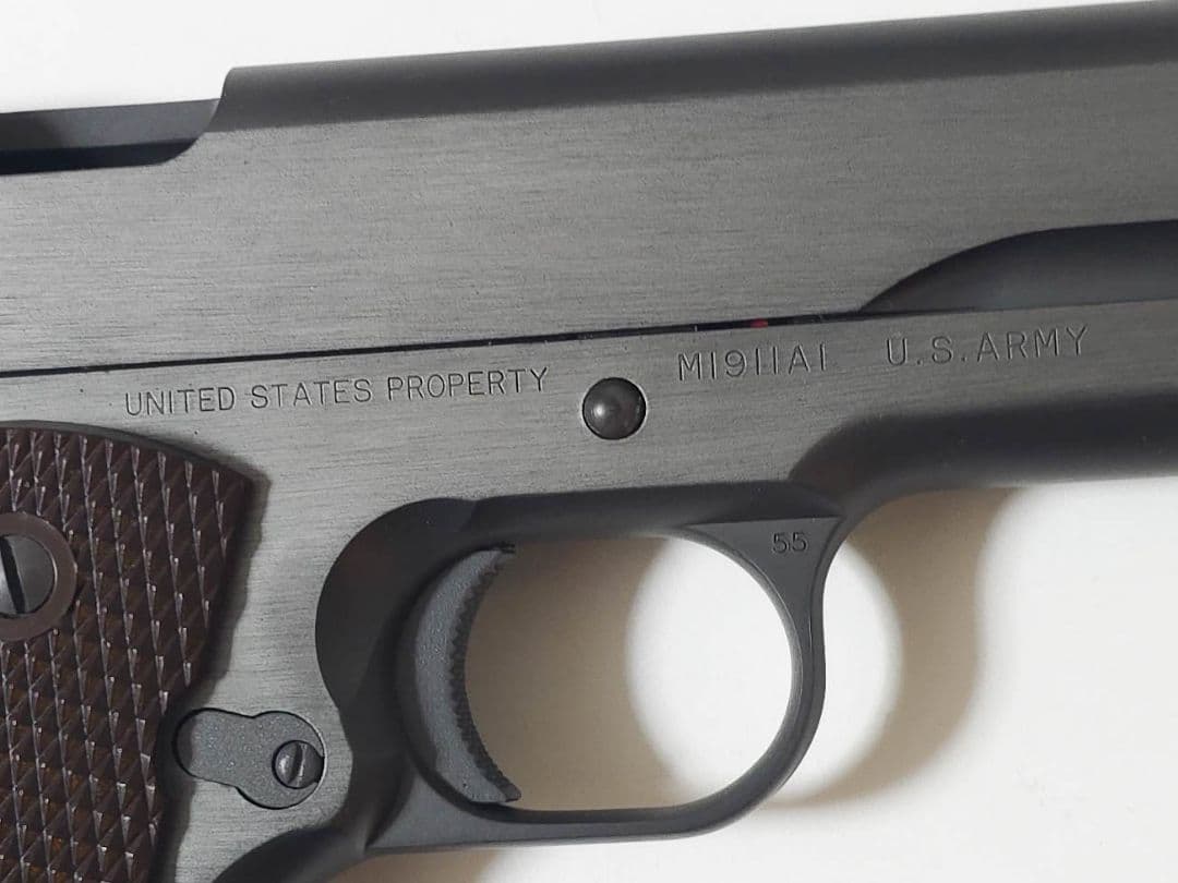 WA M1911A1 ミリタリー ブラスト&サイドポリッシユ コルトガバメント