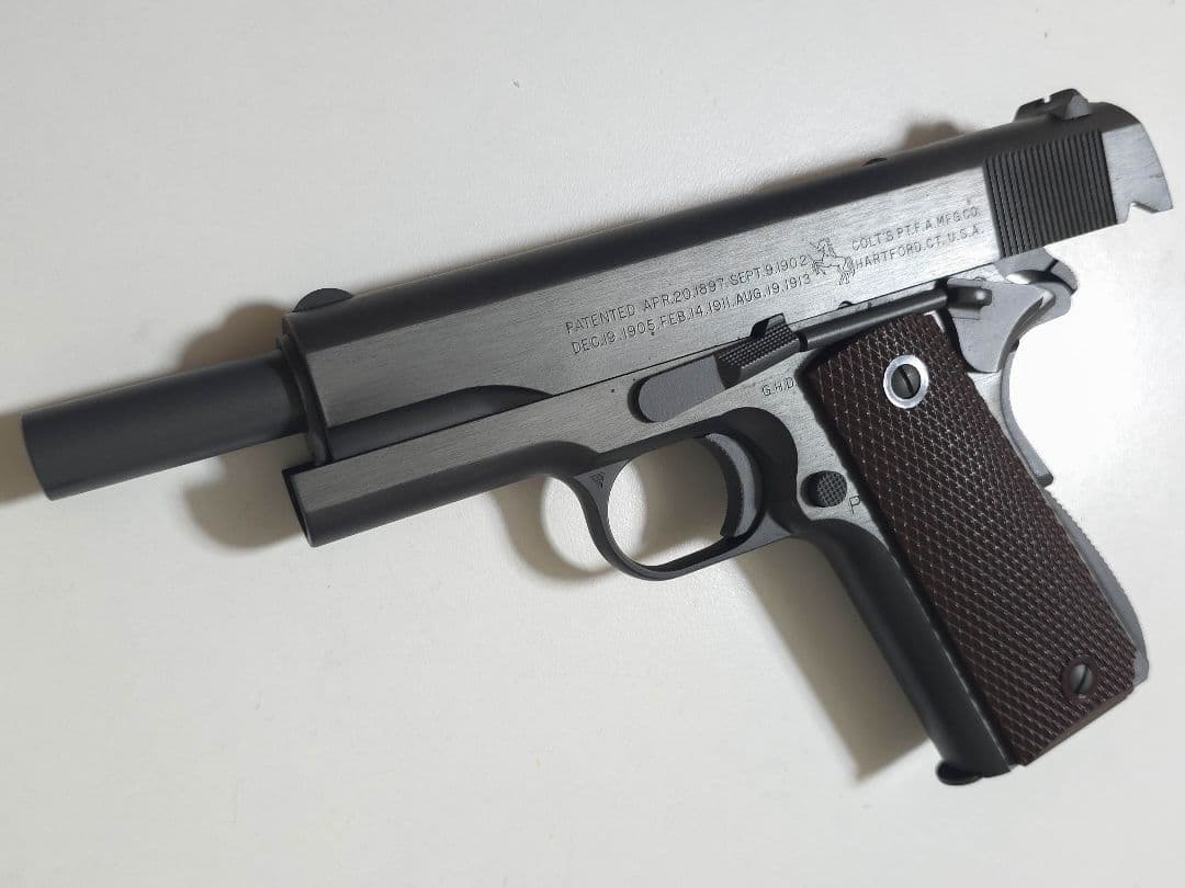 WA M1911A1 ミリタリー ブラスト&サイドポリッシユ コルトガバメント