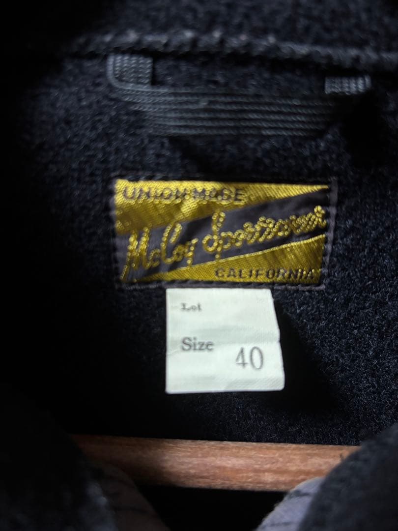 The REAL McCOY'S ウール フィールド スポーツジャケット 40