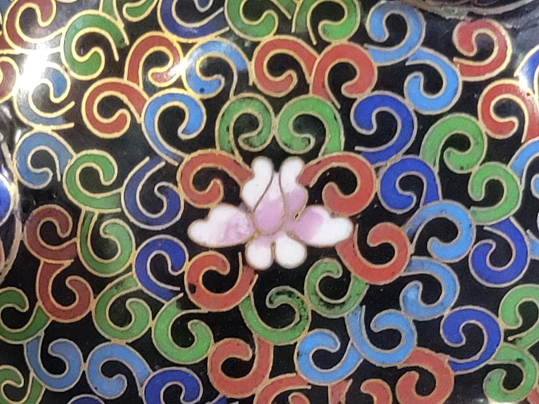 中国美術 七宝 香炉 DT314