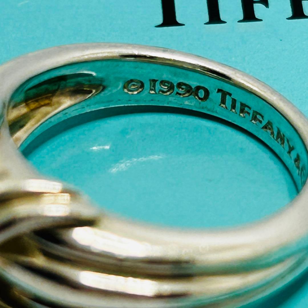 【店舗クリーニング済】TIFFANY&CO. シグネチャーリング　シルバー　7号