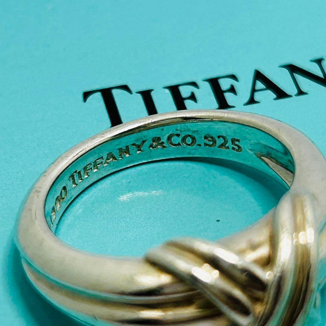【店舗クリーニング済】TIFFANY&CO. シグネチャーリング　シルバー　7号
