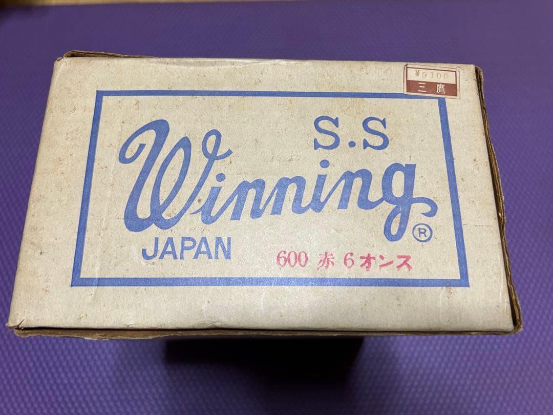 Winning ボクシンググローブ 6oz 赤　ウイニング　旧ロゴ