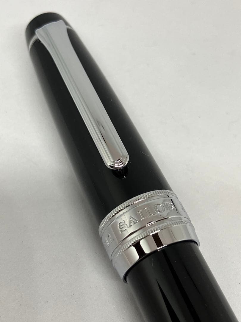 Sailor 万年筆 KOP 銀/黒 FP king profe 21K