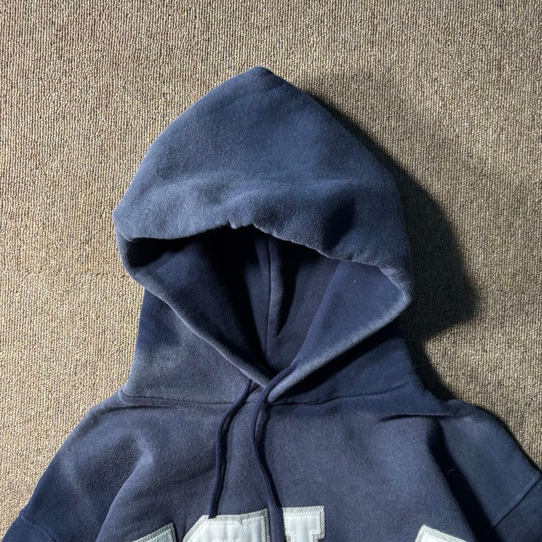 RUSSELL ラッセル 鬼フェード スウェット パーカー UCLA M ナス紺