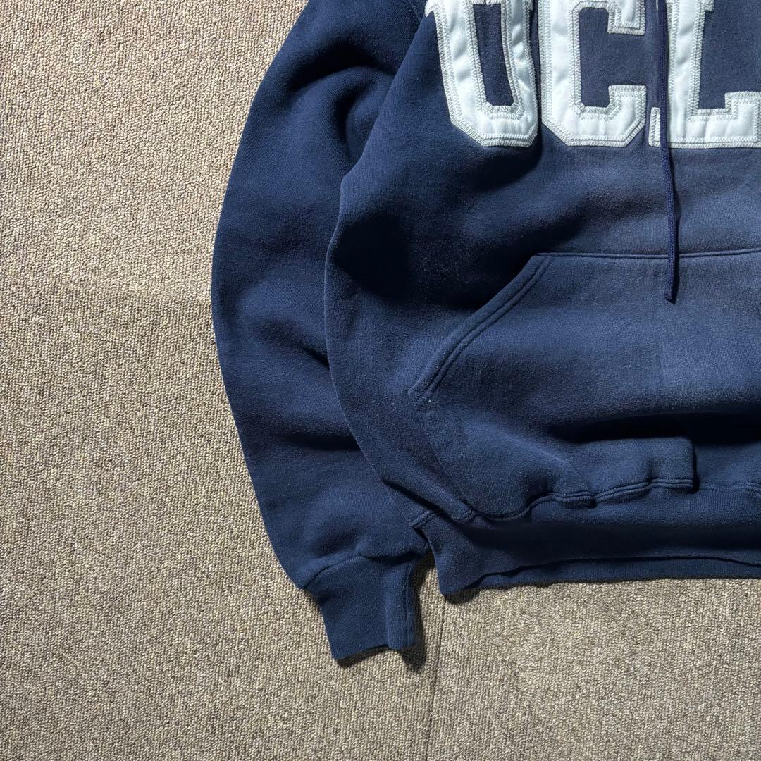 RUSSELL ラッセル 鬼フェード スウェット パーカー UCLA M ナス紺