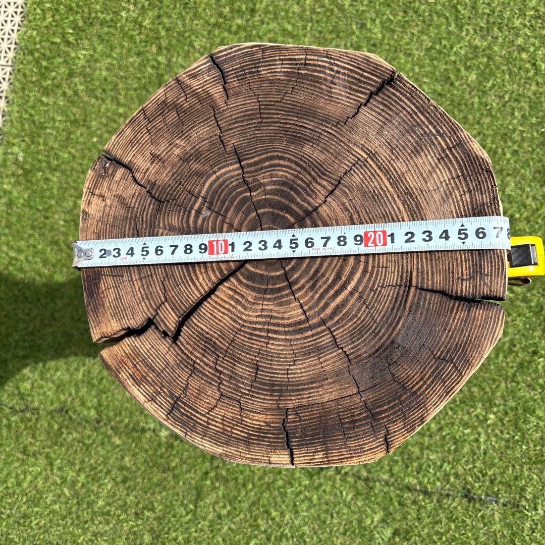 杉丸太　スツール