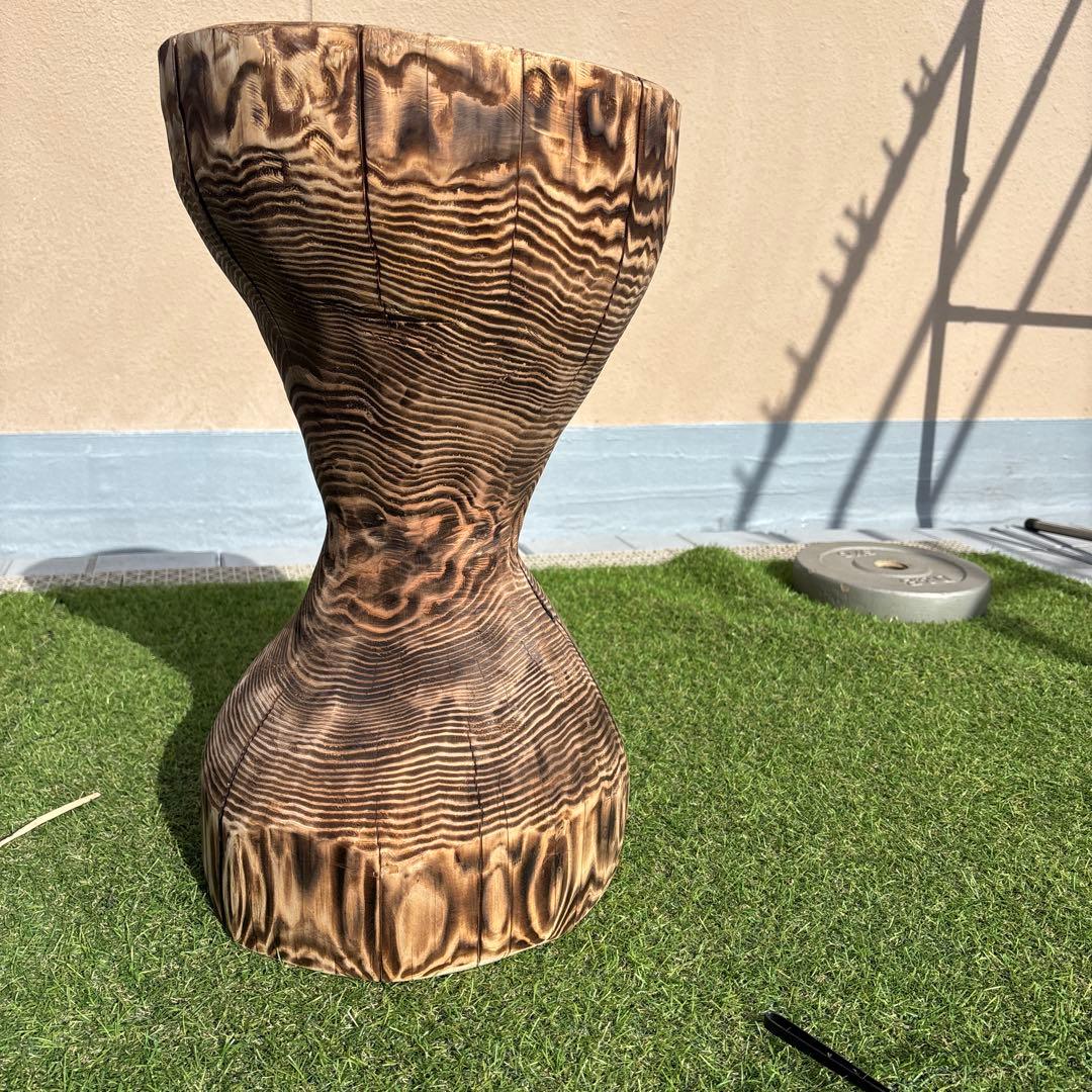 杉丸太　スツール