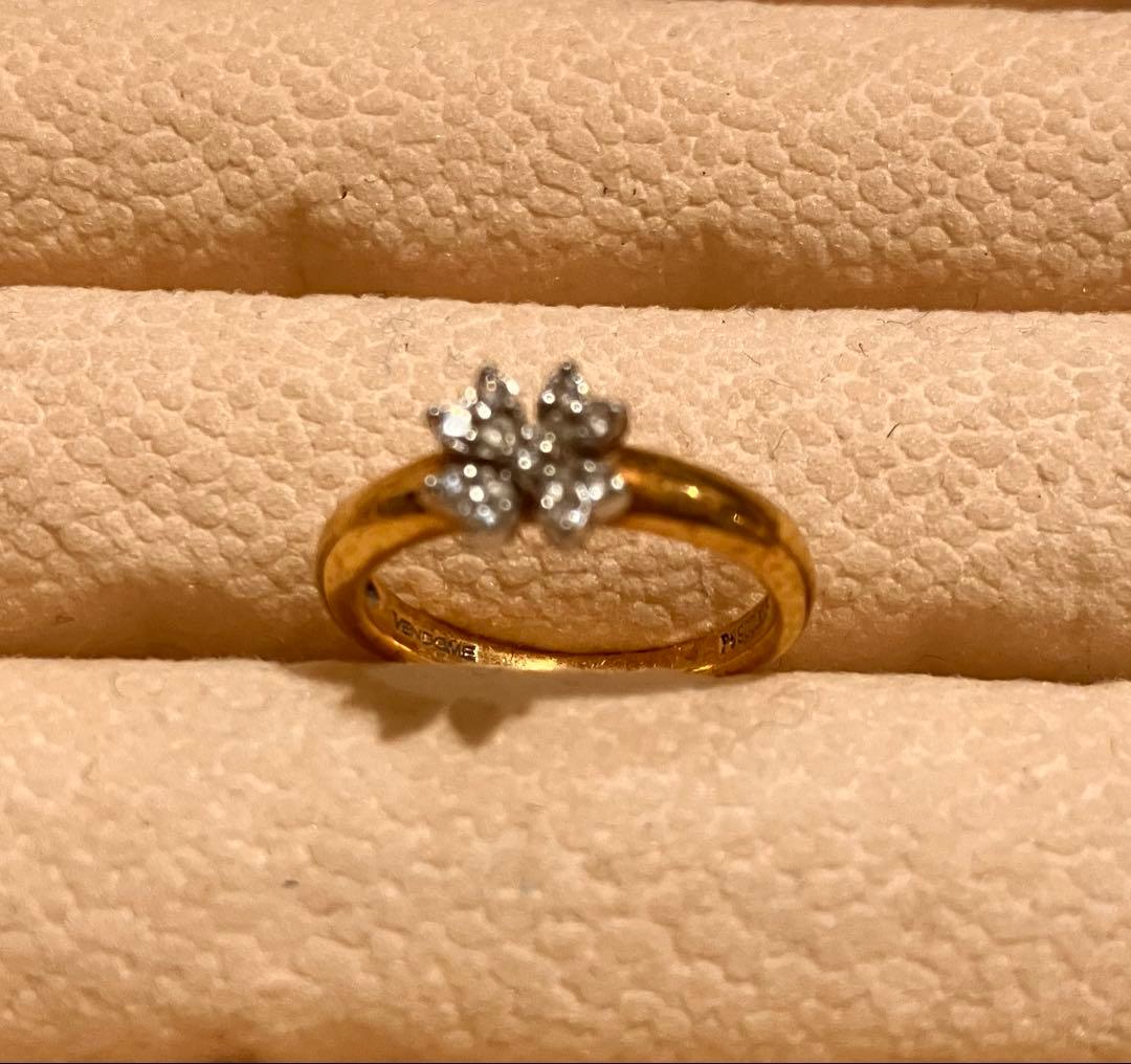 ヴァンドーム青山　18k ダイヤモンド　リング