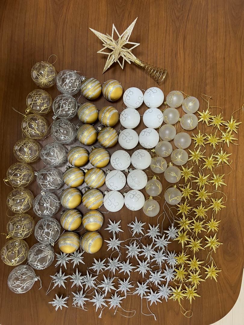 星型オーナメントセット　デザインボール　ベツレヘムの星