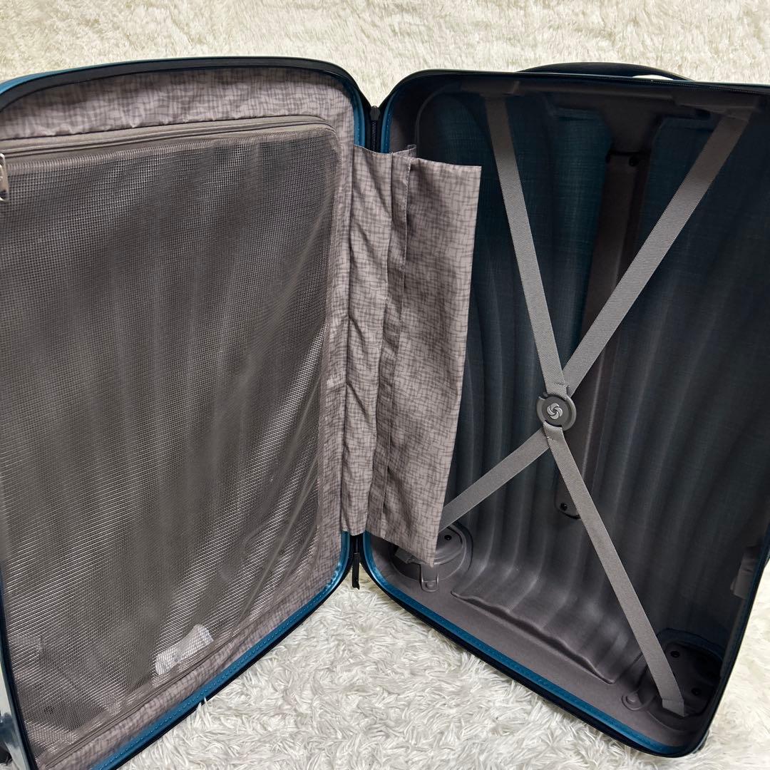 【美品】サムソナイト コスモライト スピナー エメラルドグリーン　68l