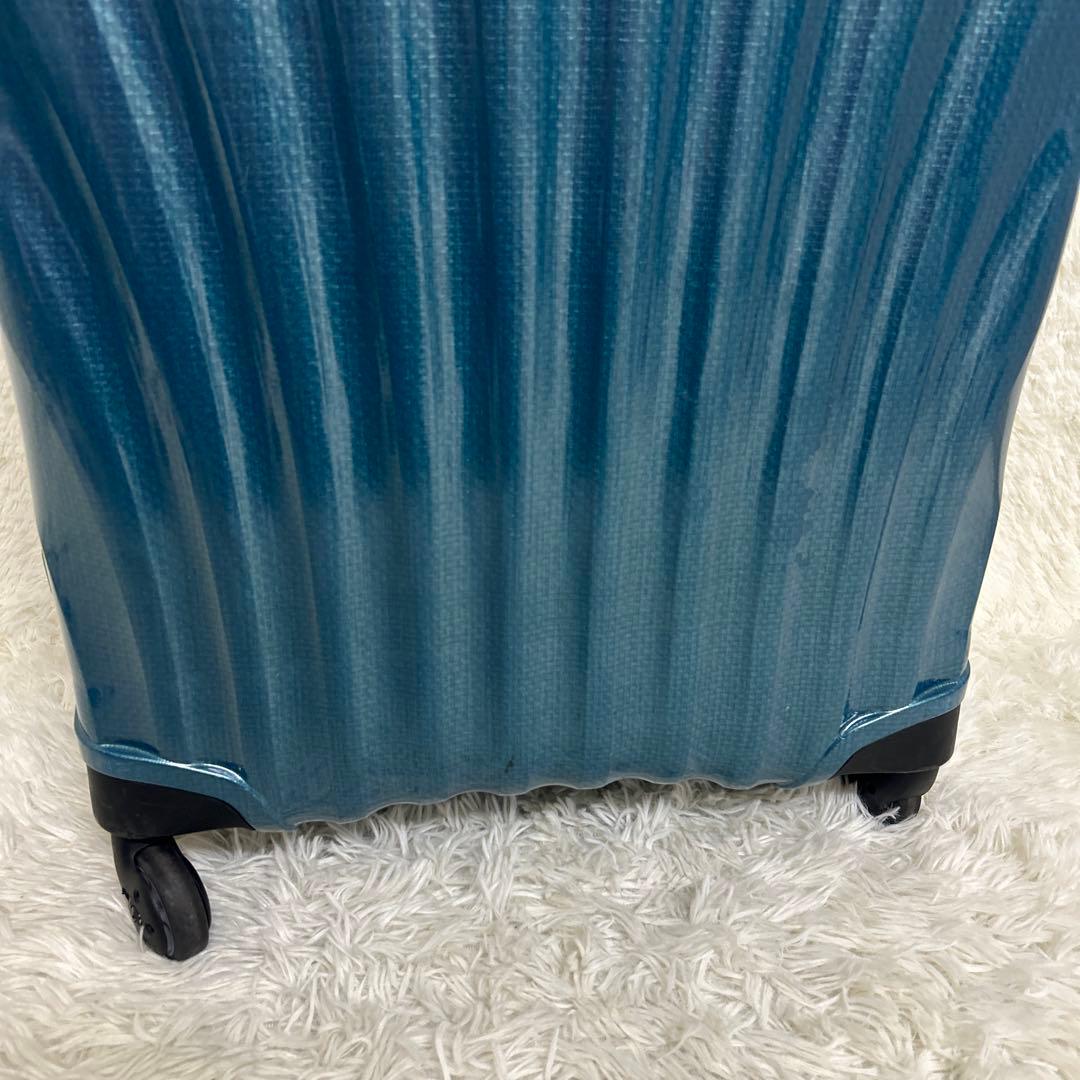 【美品】サムソナイト コスモライト スピナー エメラルドグリーン　68l