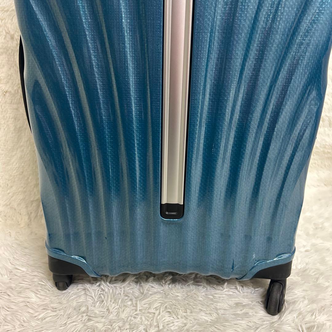 【美品】サムソナイト コスモライト スピナー エメラルドグリーン　68l